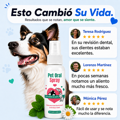 PetPuddle - Spray Dental para Perros y Gatos