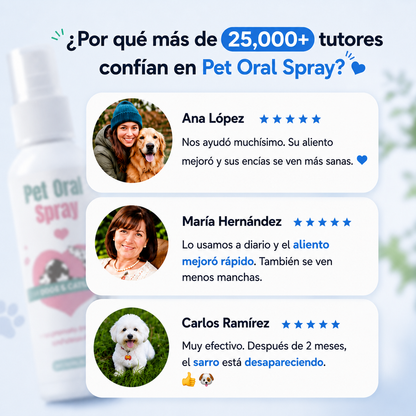 PetPuddle - Spray Dental para Perros y Gatos